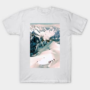 Chamonix Aiguille du Midi Mont Blanc Massif French Alps France T-Shirt